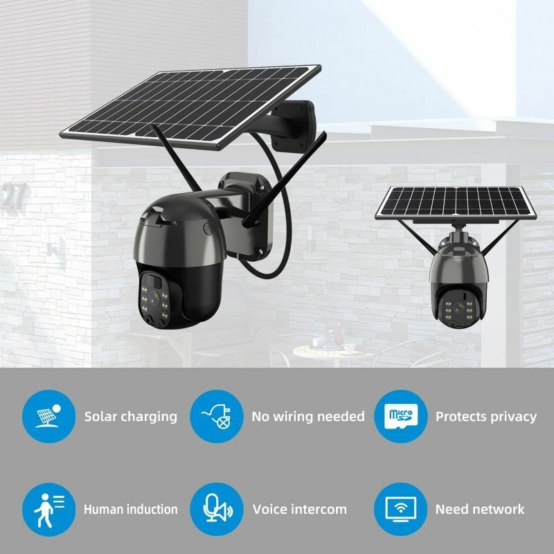 Cámara Solar de vigilancia Wifi con Panel externo sin cables SECURCCTV