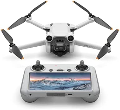 DJI Mini 3 Pro con DJI Smart Control – Dron ligero y plegable con vídeo 4K/60 fps, fotos de 48 MP, 34 minutos de tiempo de vuelo, detección de obstáculos tridireccional