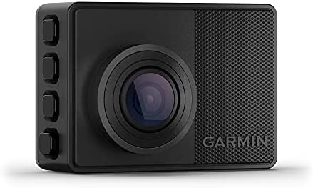 Garmin Dash CAM 67W – Cámara Delantera para Coche con Pantalla de 2”, 1440 píxeles y 180 Grados, Detector de incidentes y Modo vehículo aparcado, 3.7 MP