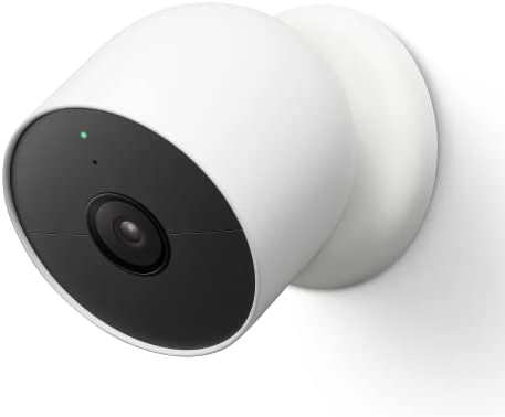 Google Nest Cam - Cámara de seguridad inteligente, 1080p, alerta sólo de movimiento, para interiores y exteriores.