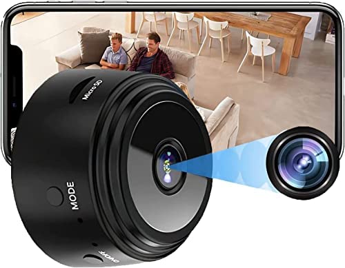 Cámara oculta Mini 1080P inalámbrica WiFi cámara de vigilancia de seguridad  para el hogar, cámaras de niñera para automóvil, cámaras portátiles para