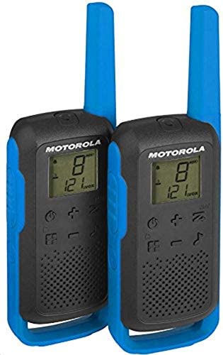 Motorola Talkabout T62 PMR, Radio de Banda ciudadana (PMR446, 16 Canales y 121 Códigos, Alcance de 8 Km, Azul