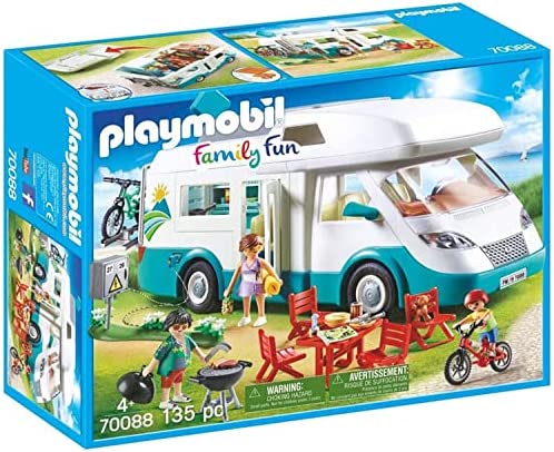 PLAYMOBIL Family Fun 70088 Caravana de Verano, A Partir de 4 años