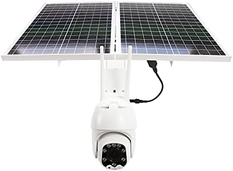 PNI Cámara de videovigilancia en Vivo PTZ IP60 con Panel Solar, 2MP, gsm 4G, Ranura SIM