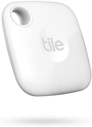 Tile Mate (2022) buscador de objetos Bluetooth, Pack de 1, Radio búsqueda 76m, compatible con Alexa, Google Smart Home, iOS, Android, Busca llaves, mandos y más, Blanco