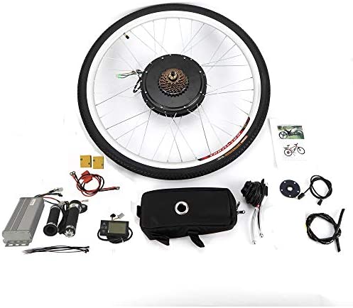 28" 36V/ 48V 250W / 500W / 800W / 1000W Kit de Conversión de Motor de Bicicleta Eléctrica de Rueda Trasera E-Bike Hub de Rueda Trasera Kit de Motor de Bicicleta Eléctrica con LCD