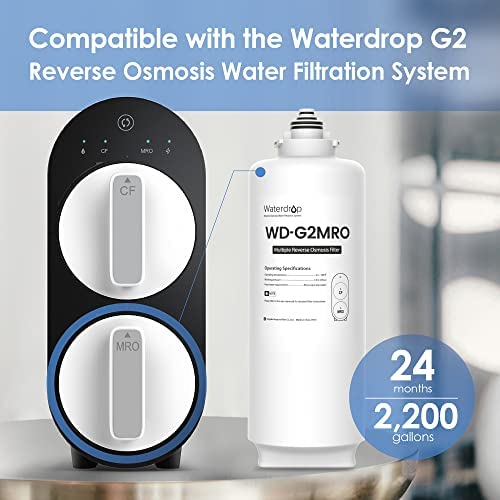 Filtro Waterdrop WD-G2MRO Para ósmosis Inversa Con 2 Años De Vida útil ...