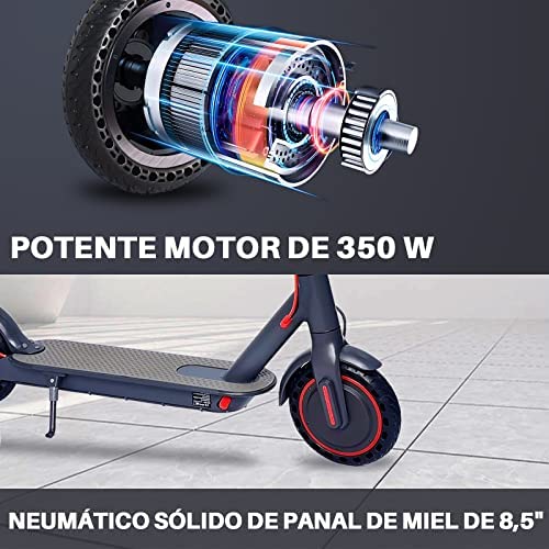 HITWAY Patinete Eléctrico para Adultos con Motor de 800W 48V