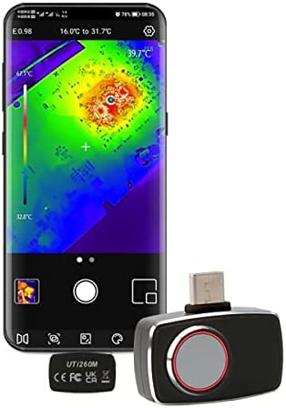 Cámara Térmica Móvil Para Teléfono Android, Temperatura: -20～550℃, Inspección Industrial Detección De Pérdida De Calor Cámara Termográfica Infrarroja