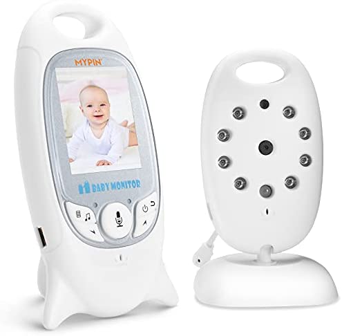 Camara De Vigilancia Para Bebe Monitor Vision Nocturna Audio Temperatura  Cancion 