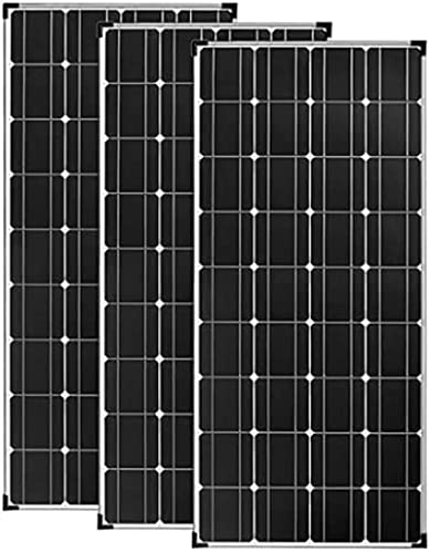 Kit de panel solar de 450 W Panel solar impermeable monocristalino para coche/yate/barco con luz LED/células solares de carga al aire libre para teléfono móvil