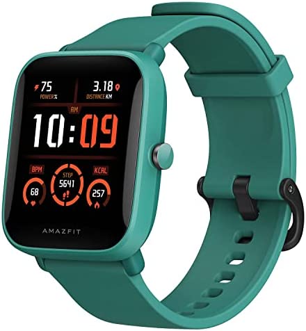 Amazfit Bip U Pro Smart Watch Reloj Inteligente con GPS Incorporado 60+ Modos Deportivos 5 ATM Fitness Tracker Oxígeno Sangre Frecuencia cardíaca Monitor de sueño y estrés 1.43 "Pantalla táctil Verde