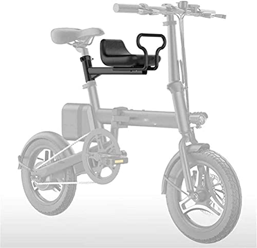 Asiento delantero de la bicicleta infantil universal, asiento delantero de seguridad de bicicletas para niños portátiles, con reposabrazos, para automóvil eléctrico, bicicleta de montaña, bicicleta pl