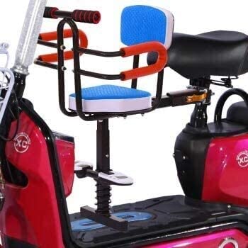 Asiento Huiju bicicleta de niño, asiento de la bicicleta del niño de los niños de bicicleta eléctrica delantera Silla de bebé Silla Cojín oportuno Estable la seguridad del portador ( Color : A )