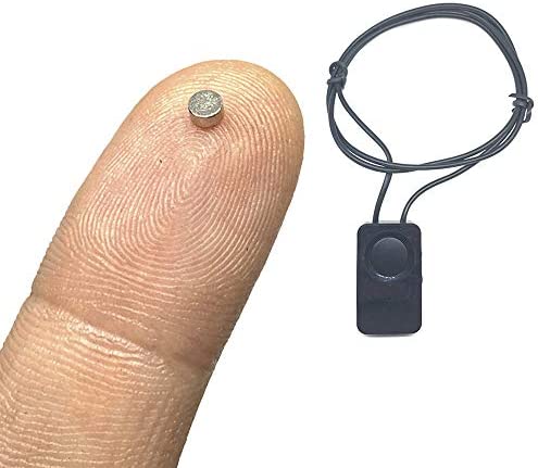 PinganillosOcultos Auricular Imán V5 + Collar Bluetooth con Micrófono (Color Negro)