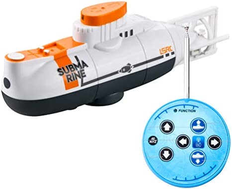 Hiraith - Mini juguete bajo marino RC, modelo militar, barco teledirigido para niños, dron bajo marino eléctrico para niños 60 – 70 cm