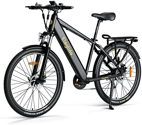 Eleglide Bicicleta eléctrica, T1, Bicicleta eléctrica de 27,5" con batería de Litio extraíble de 12,5Ah, Pantalla LCD, Shimano 7 velocidades, Bicicleta eléctrica de Trekking para Adultos, 50Nm