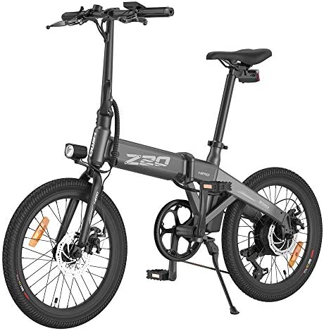 HIMO Z20 Bicicleta eléctrica plegable, IPX7 resistente al agua, velocidad variable Shimano, pantalla LCD HD, 20 pulgadas, múltiples modos de conducción, desplazamientos, fitness (enviado en Europa)