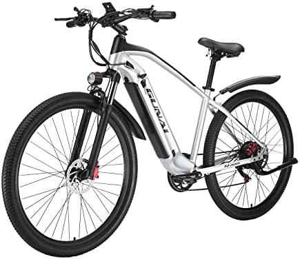 CANTAKEL Bicicleta Eléctrica para Adulto, Off-Road Bike Neumáticos de 29 Pulgadas con Batería de Iones de Litio Extraíblede 48V 19AH y Transmisión Shimano Professional de 7 Velocidades