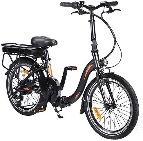 Fafrees Bicicleta Eléctrica Plegable de 20 Pulgadas, Bicicletas Eléctricas de 250W 36V 10Ah, Bicicleta Adecuada para Mujeres y Adultos, Velocidad Máxima de 25 km/h