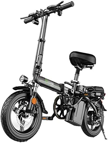 ZXC Bicicleta eléctrica Plegable para el hogar batería pequeña para Mujeres Bicicleta Urbana fácil de Usar absorción de Impactos múltiple conducción cómoda
