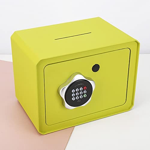 Caja Fuerte Electrónica Infantil con Contraseña y Aleación de Acero (Verde)  - SECURCCTV