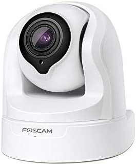 Foscam FI9926P 1080P Pan/Tilt/Zoom 2.4 / 5Ghz Cámara Seguridad IP WiFi Dual, Zoom óptico 4X, detección de Movimiento/Sonido, Visión Nocturna,