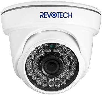 Revotech HD 3MP Cámara IP de Seguridad, Cámara Domo para Interiores Visión Nocturna IR Lente de 3,6 mm P2P Cámara de Video CCTV H.265/H.264 (I3012 Blanco)