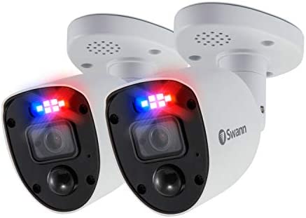 Swann CCTV Enforcer Cámaras de Seguridad analógicas 4K - Paquete de 2