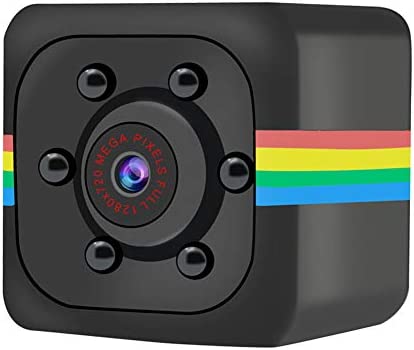 FENGCHAUNG Mini cámara oculta espía, 720P HD DVR niñera Cam con visión nocturna y detección de movimiento, micrófono integrado, cámara de seguridad interior
