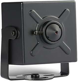REVODATA Cámara IP PoE de 5MP, Lente estenopeica de 3,7 mm (70°FOV) Mini cámara de Seguridad de vigilancia Ultra HD, detección de Movimiento, aplicación para PC/teléfono (I706-2-P)