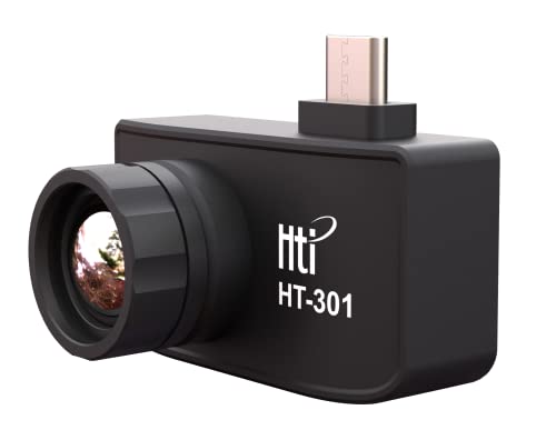 Hti-Xintai Nueva cámara de imágenes térmicas infrarrojas con resolución infrarroja 384 x 288 real más alta para Android Micro USB o USB-C Smartphone con 25 HZ
