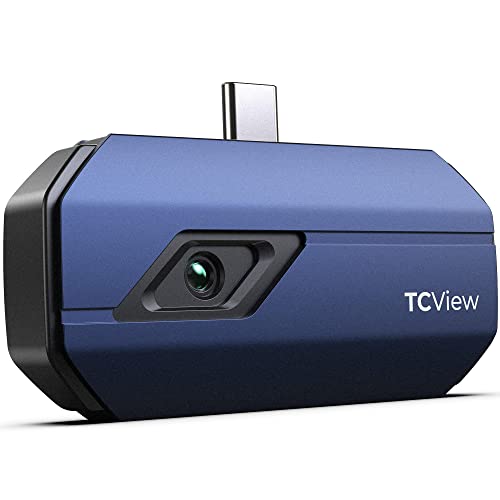 TOPDON TC001 Cámara Térmica Profesional,256x192 Alta Resolución,Rango de medición de la temperatura -20℃ a 550℃,Precisión 0.1℃