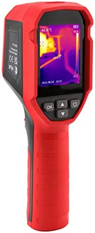 Essoirst Aliao Cámara termográfica, UTi120S Cámara termográfica LCD de 2,4" Resolución IR Pantalla a Color de 1080 píxeles Cámara de imágenes -20 ℃-400 ℃