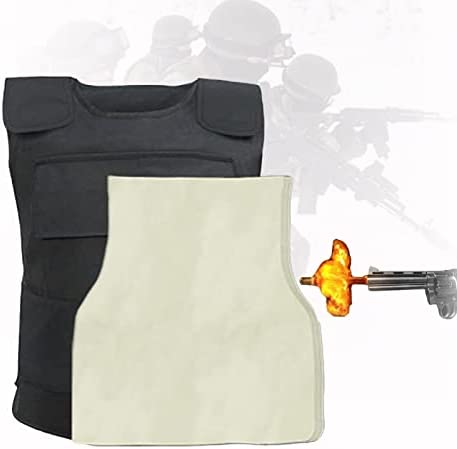 Ropa de chaleco de seguridad, chaleco a prueba de balas invisible, armadura de cuerpo kevlar, femenino masculino protector de pecho (nivel 2, nivel 3) (EDUCACIÓN FÍSICA, Kevlar)