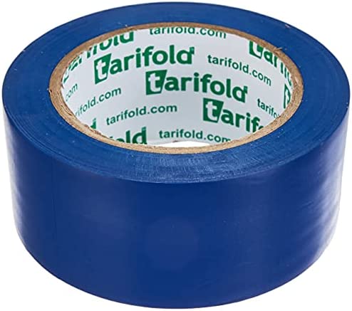 Tarifold 1 Cinta Adhesiva Suelo, Señalización, Seguridad, color Azul-Rollo 50mm x 33m, 50 mm x 33 M