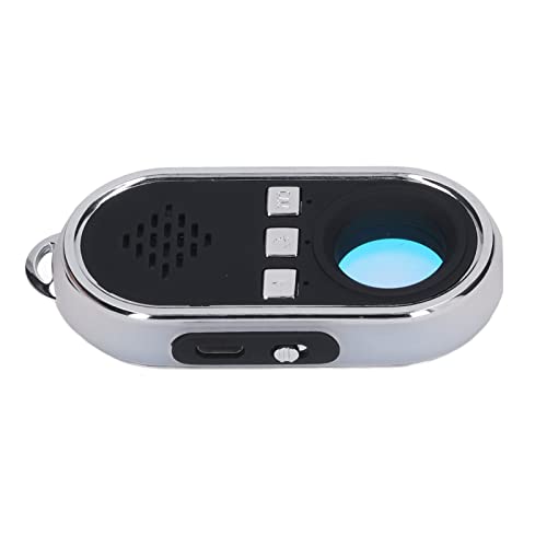 Detector de Cámara, Alarma Visual Audible Negra Infrarroja LED Escáner de Cámara Inalámbrica Anti Espía para Hotel