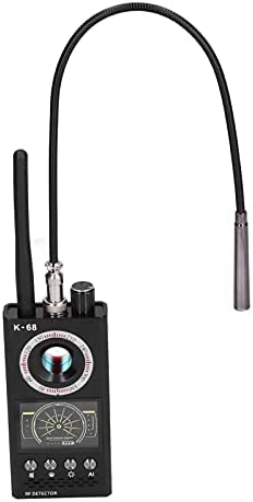 Detector de RF y buscador de cámara K68 Detectores de cámara oculta antiespía Barredora de insectos GPS Audio Escáner espía Radio Señal inalámbrica
