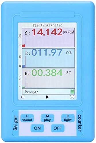 Onmancy BR-9A Portátil Eléctrico Portátil Detector de Radiación Magnética Preziser Eléctrico Probador de Radiación Magnética