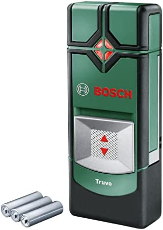 Bosch Truvo - Detector digital, manejo sencillo con un botón, escáner de pared para detectar cables bajo tensión y metales, Color Verde