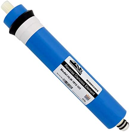 Hallowway 1812-125GPD Filtro de repuesto universal de membrana de ósmosis inversa para purificador de agua potable para el hogar, paquete de 1 (125GPD)