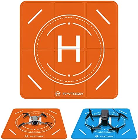 FPVtosky Drone - Plaza de aterrizaje plegable, 64 cm, compatible con DJI Mini 3 Pro/ Mini 2/ Mavic 3/ Air 2s/ Avata/ FPV/ Phantom / Inspire, accesorios universales para drones
