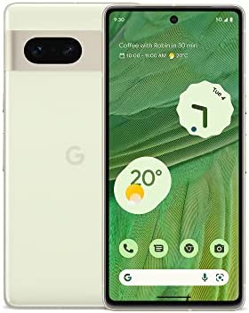 Google Pixel 7: smartphone 5G Android liberado con objetivo gran angular y batería de 24 horas de duración, 128GB, de color verde lima