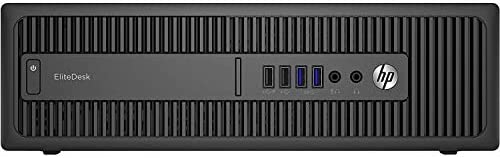 HP EliteDesk800 G1 SFF - Ordenador de sobremesa (Intel Core I5-4570 3.2 GHz, 8GB de RAM, Disco SSD 240GB, Lector DVD, Windows 10 Pro) Negro (Reacondicionado)