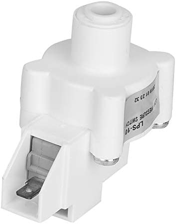 Interruptor de Baja Presión para Bomba, Regulador de Baja Presión Dc24V Duradero Blanco para RO, 1/4"para Purificador de Agua de Agua Ro de ósmosis Inversa