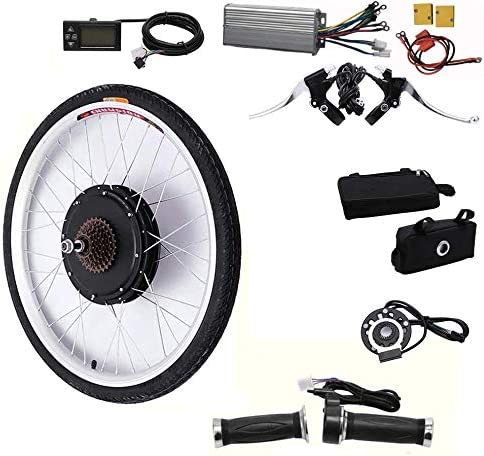 WUPYI2018 Kit de conversión para bicicleta eléctrica, 26 pulgadas, 36 V, 250 W, LCD, kit de conversión para bicicleta eléctrica