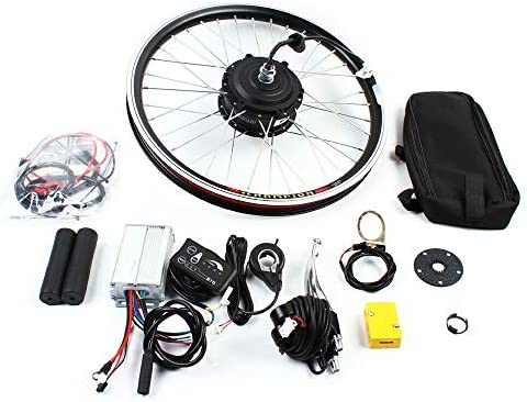 Aohuada Kit de conversión para bicicleta eléctrica de 20 pulgadas, rueda delantera de 36 V, 250 W, motor delantero