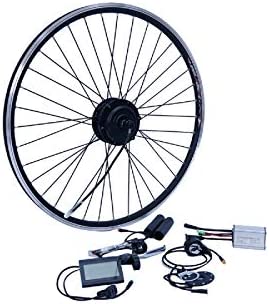 NCB Kit de conversión para bicicleta eléctrica de 27,5 pulgadas, rueda delantera FWD 250 W, kit de disco + cable de freno V resistente al agua IP65 36 V ENC36250-27,5 FWD 27,5" 650B