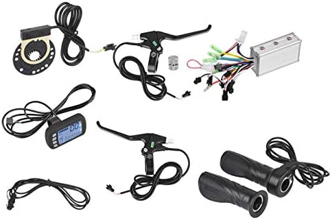 Alomejor 36 V / 48 V 250 W / 350 W Controlador de Motor sin escobillas Kit de Panel LCD Conversión de e-Bici para Bicicleta eléctrica Scooter