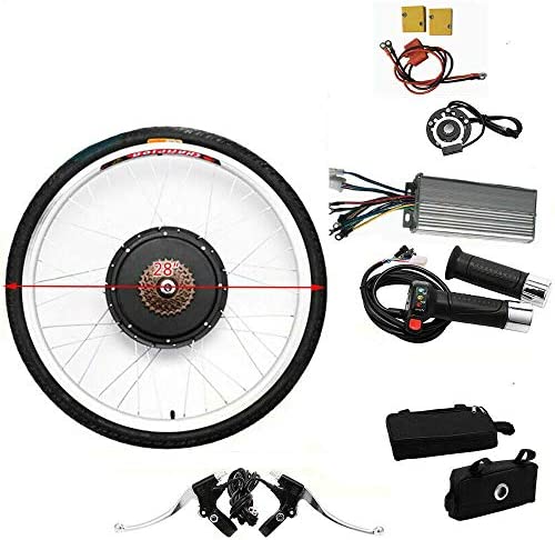 WUPYI2018 Kit de conversión de bicicleta eléctrica, 28" Kit de conversión de bicicleta eléctrica Kit de conversión de bicicleta trasera Kit, tamaño 36V 250W